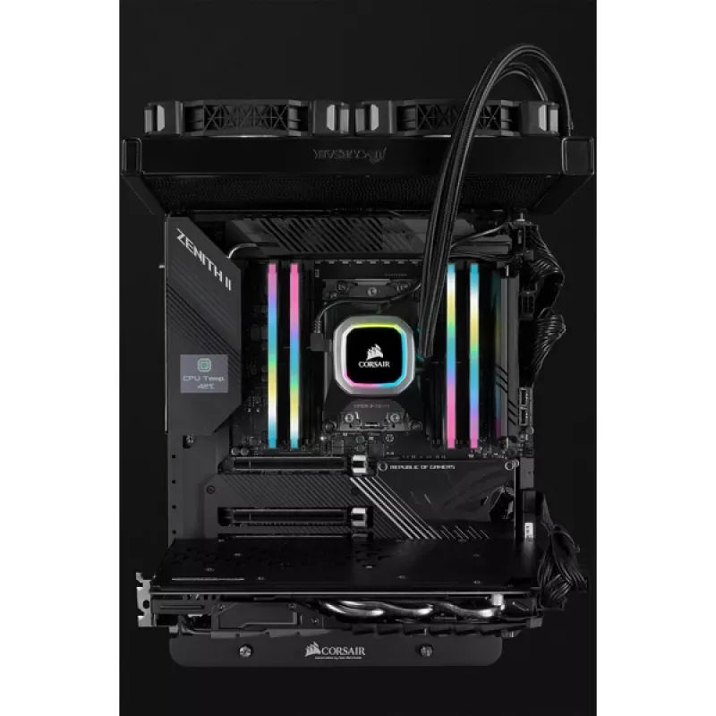 Pamięć CORSAIR 16 GB DDR4 3200 MHz C16 (2x8 GB) Vengeance RGB Pro Czarna