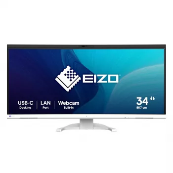 Monitor komputerowy EIZO FlexScan EV3450XC-WT 86,6 cm (34,1 cala) 3440 x 1440 pikseli UltraWide Quad HD LCD Biały