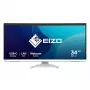 Monitor komputerowy EIZO FlexScan EV3450XC-WT 86,6 cm (34,1 cala) 3440 x 1440 pikseli UltraWide Quad HD LCD Biały