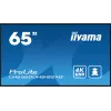 iiyama LH6560UHS-B2AG Wyświetlacz reklamowy Digital A-board 163,8 cm (64,5 cala) LED Wi-Fi 500 cd/m² 4K Ultra HD Czarny Wbudowany procesor Android 11 24/7