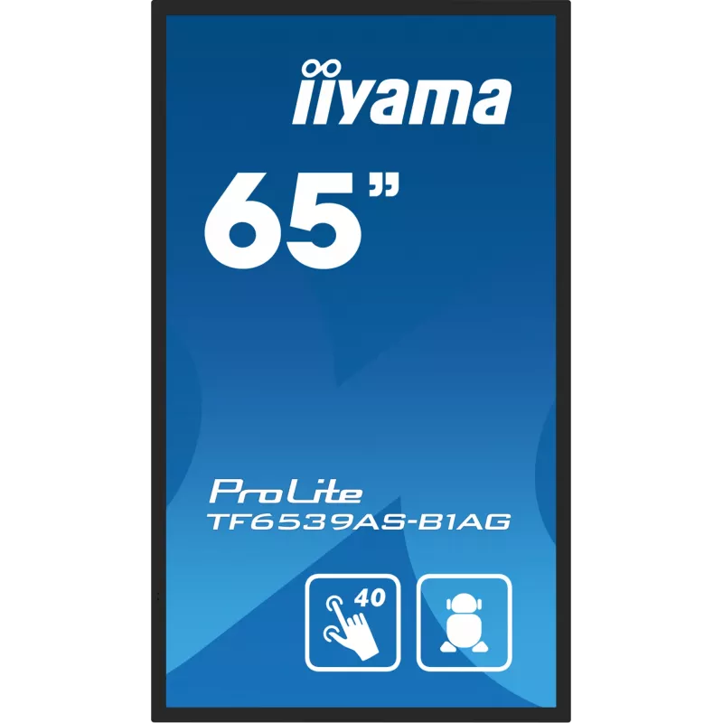 Panel płaski do digital signage iiyama TF6539AS-B1AG 64,5 cala dotykowy LED 3840 x 2160