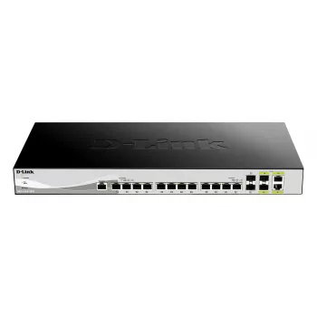 D-Link DXS-1210-16TC/E przełącznik sieciowy zarządzalny L2 10G Ethernet (100/1000/10000) szary