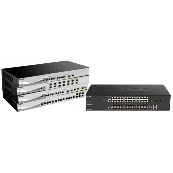 D-Link DXS-1210-16TC/E przełącznik sieciowy zarządzalny L2 10G Ethernet (100/1000/10000) szary