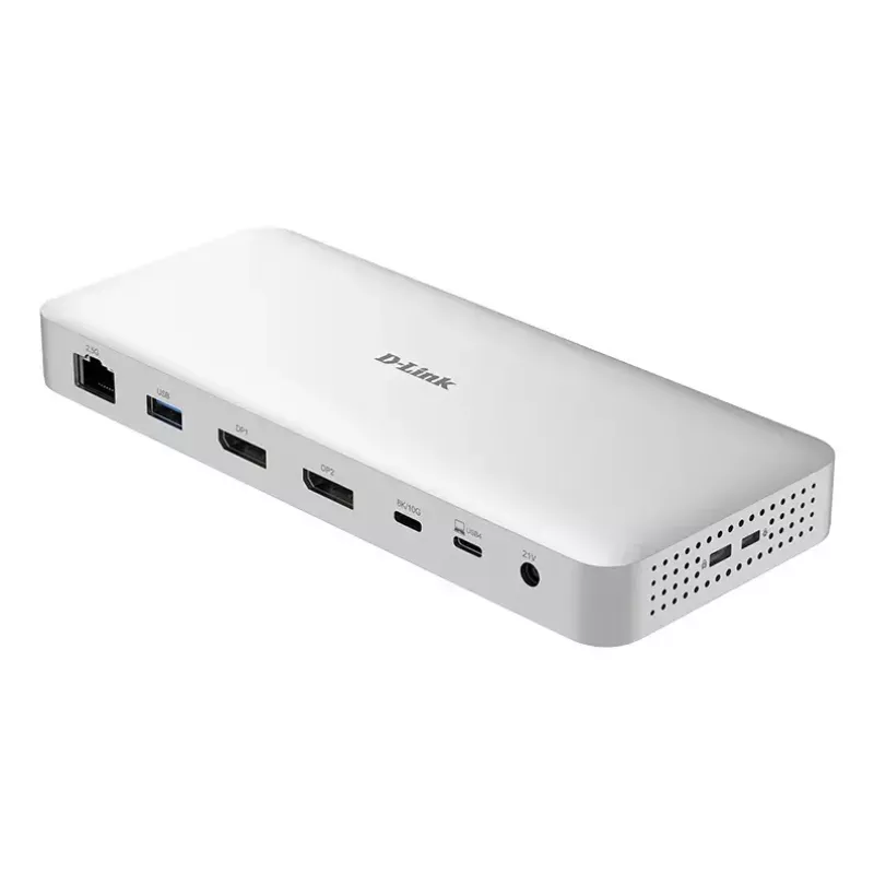 D-Link 9-w-1 Stacja dokująca USB4 Przewodowa USB4 100W 8K Ultra HD