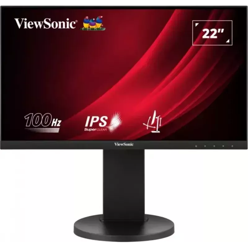 Viewsonic VG Series VG2208A monitor komputerowy 55,9 cm (22 cale) 1920 x 1080 pikseli Full HD LED Czarny