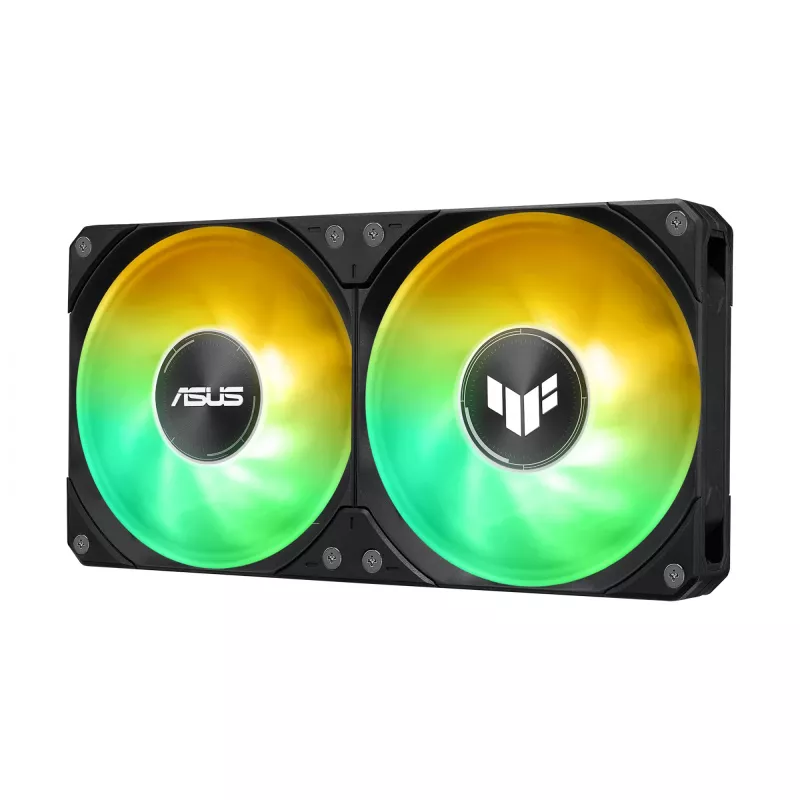 Chłodzenie cieczą All-in-one ASUS TUF GAMING LC III 240 ARGB — radiator 240 mm, 2 wentylatory 120 mm ARGB, obsługa Socket AM5, czarny