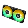 Chłodzenie cieczą All-in-one ASUS TUF GAMING LC III 240 ARGB — radiator 240 mm, 2 wentylatory 120 mm ARGB, obsługa Socket AM5, czarny