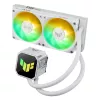 Chłodzenie cieczą typu all-in-one ASUS TUF GAMING LC III 240 ARGB WHT – chłodnica 240 mm, 2 wentylatory 120 mm, PWM, białe