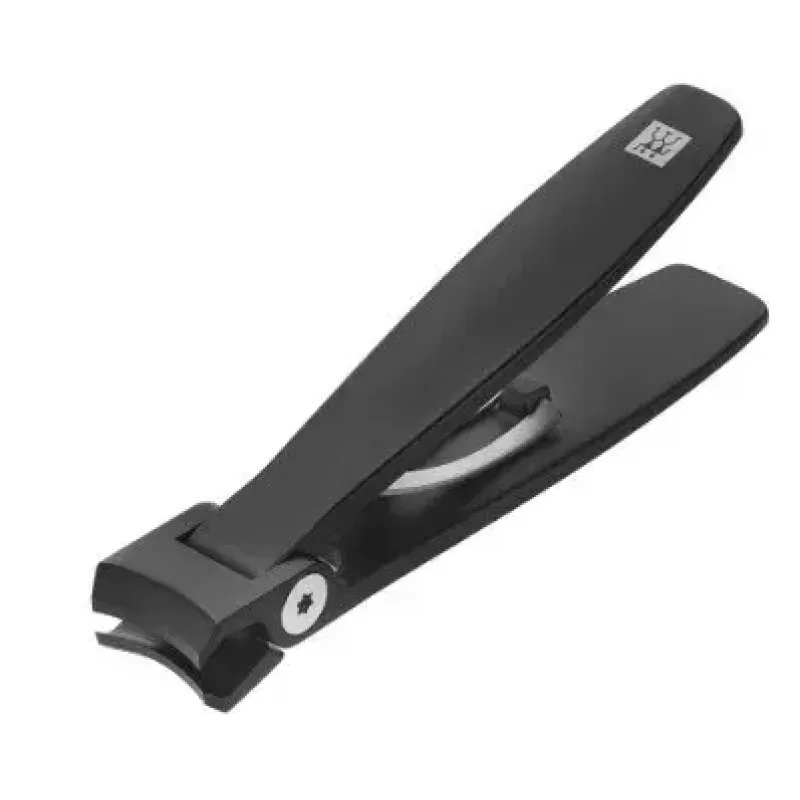 Cążki do paznokci ZWILLING 47202-401-0 stal nierdzewna zagięte czarne