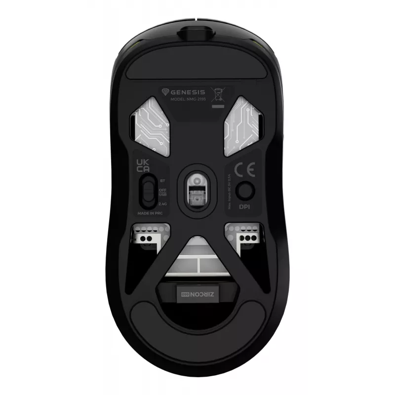 Mysz GENESIS NMG-2193 gamingowa symetryczna Bluetooth + USB Type-C Optyczna 26000 DPI
