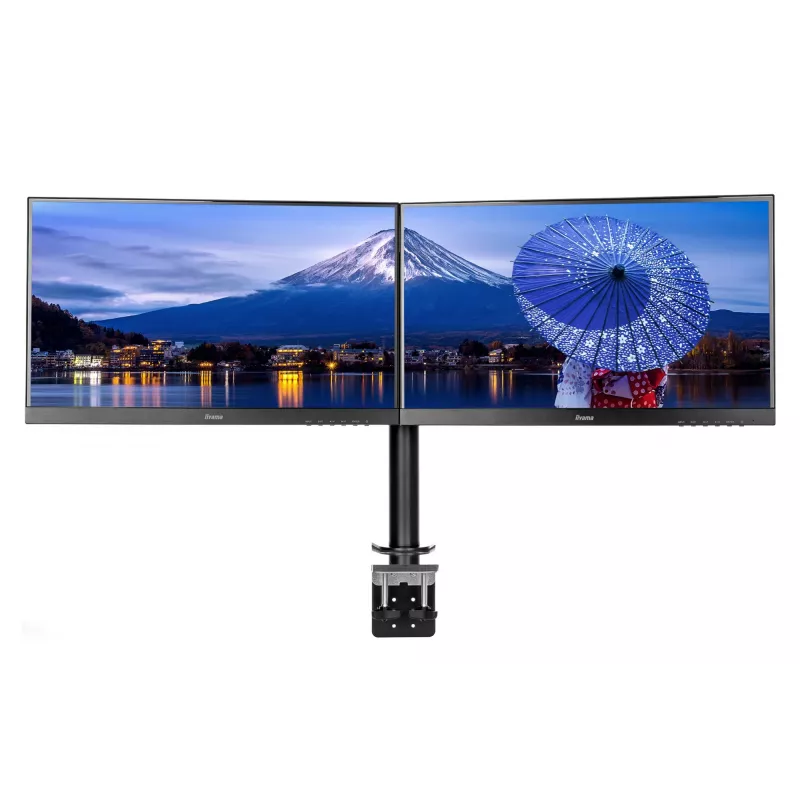 iiyama DS1002C-B1 monitor mount / stand 76.2 cm (30 cali) Biurko Czarny