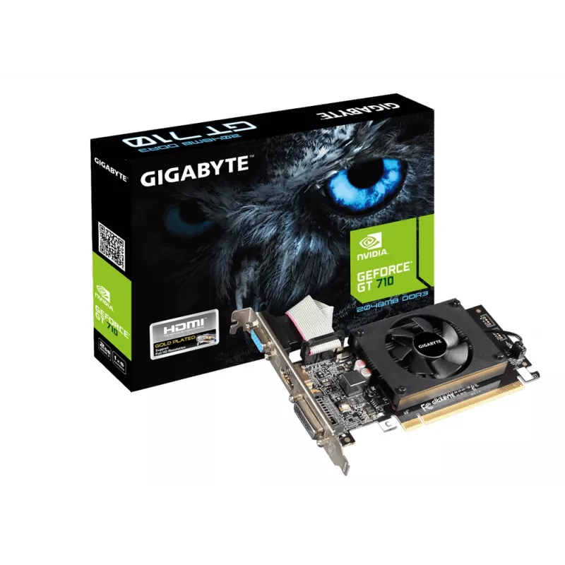 GIGABYTE GV-N710D3-2GL karta graficzna NVIDIA GeForce GT 710 2 GB GDDR3