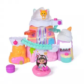 Playset Spin Master Gabby's Dollhouse: The Movie – Gabby's Sweet Treat Mountain, 12-elementowy zestaw z figurkami i akcesoriami, wiek 3+