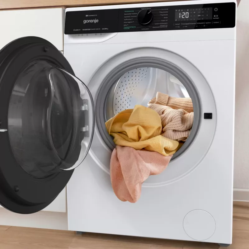 Pralko-suszarka Gorenje WD2PA1X64ADW/DE, wolnostojąca, ładowanie od przodu, biała