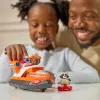 PAW Patrol Fire Rescue: Zuma Rescue Fire Boat z figurką, wyrzutnią koła ratunkowego, szopem i łódką, zabawki dla chłopców i dziewczynek od 3 lat