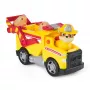 PAW Patrol Fire Rescue: Rubble Rescue Fire Dump Truck z figurką, pociskami i ciężarówką-zabawką, zabawki dla chłopców i dziewczynek od 3 lat