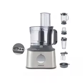 Robot kuchenny Kenwood MultiPro Compact+ FDM316SS — 800 W, misa 2 L, szary, wbudowana waga