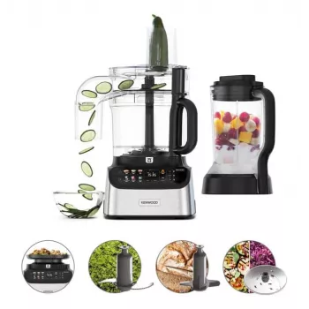 Kenwood MultiPro OneTouch robot kuchenny 1000 W 3 L Czarny, Stal nierdzewna Z wbudowaną wagą