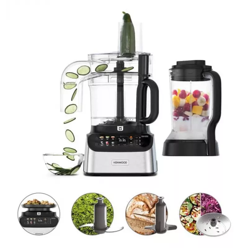Kenwood MultiPro OneTouch robot kuchenny 1000 W 3 L Czarny, Stal nierdzewna Z wbudowaną wagą