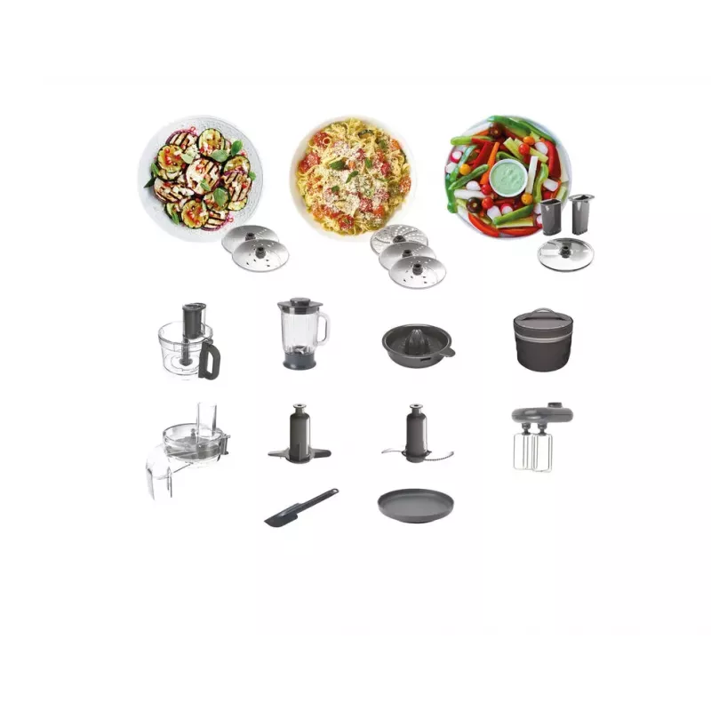 Kenwood FDM72.990SS robot kuchenny 3 L Stal nierdzewna Wbudowana waga