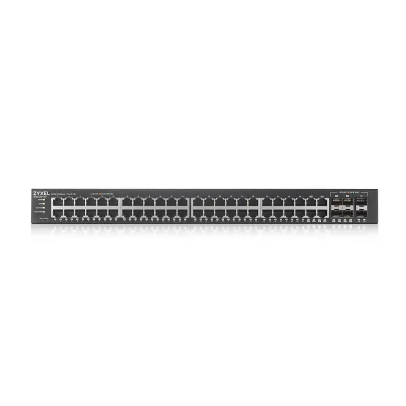 Zyxel GS2220-50-EU0101F przełącznik sieciowy Zarządzalny L2 Gigabit Ethernet (10/100/1000) Czarny