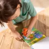 Melissa & Doug Sticker WOW 24-stronicowy blok z naklejkami i stempel do naklejek, 300 naklejek, zabawka antystresowa do prac plastycznych, kolekcjonerska postać – Tygrys – z certyfikatem FSC