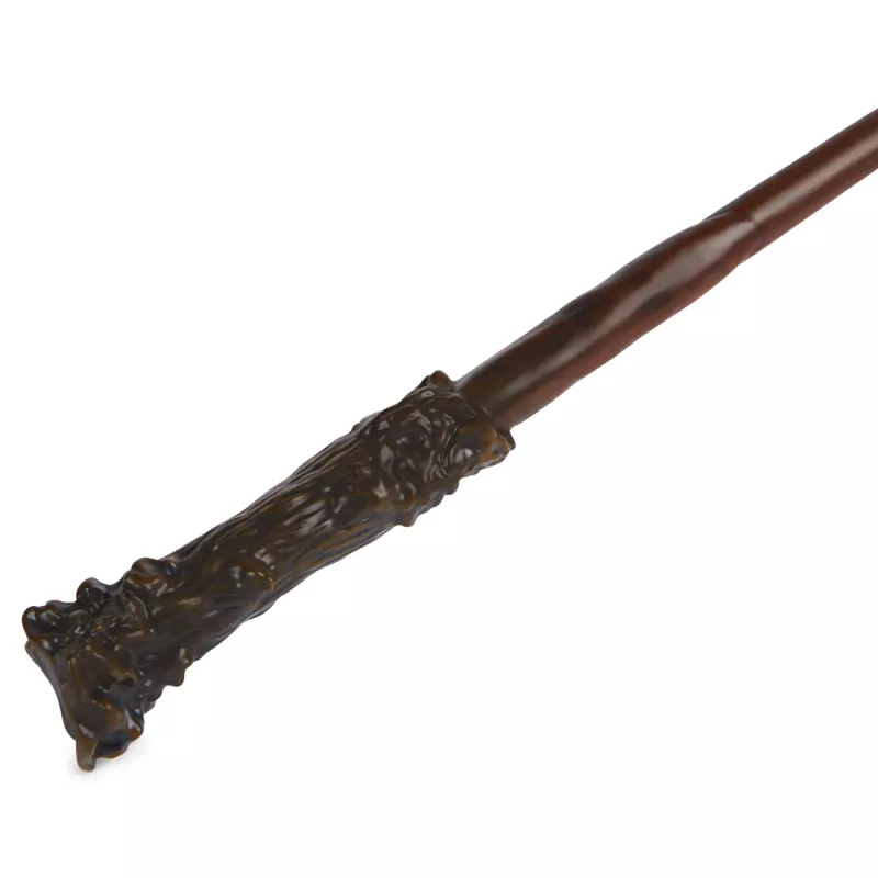 Wizarding World Harry Potter, 12-calowa magiczna różdżka kolekcjonerska Harry'ego Pottera ze stojakiem i odlewaną ikoną, Magiczne Stworzenia, akcesorium do kostiumów