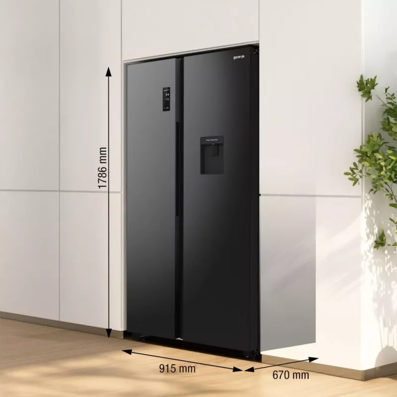 Lodówka typu Side-by-Side Gorenje NRR9185EABXLWD 547 L