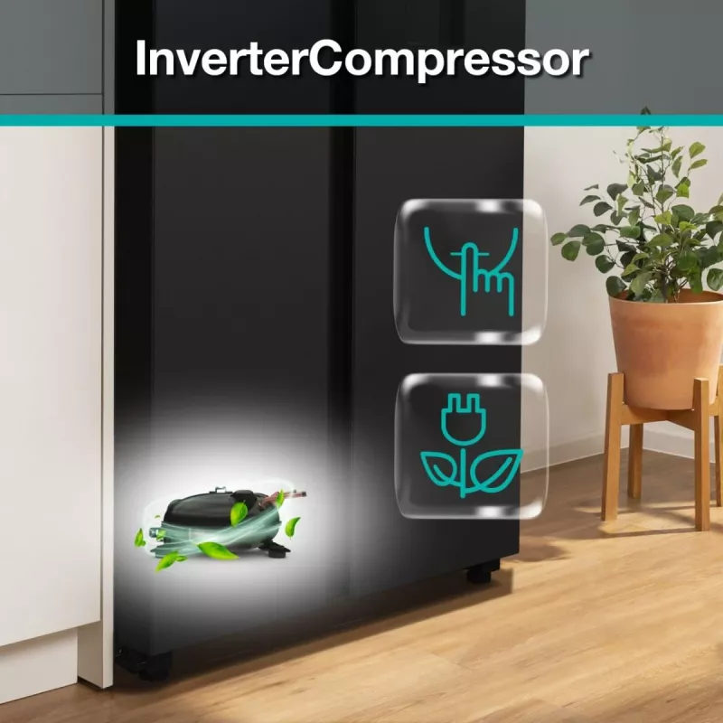 Lodówka typu Side-by-Side Gorenje NRR9185EABXLWD 547 L