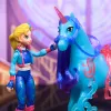Figurka Spin Master Unicorn Academy Isabel z prawdziwą grzywą i ogonem oraz szczotką