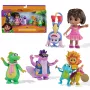 Dora, Fantastic Friends Gift Pack z Dorą, Butkiem, Tico, Isą i Fiesta Trio, Figurki Zabawkowe, Zabawki dla Dzieci Dziewczynek i Chłopców od 3 Lat