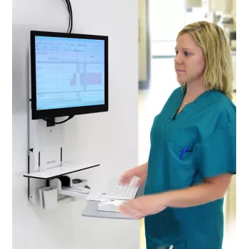ERGOTRON Styleview Sit-stand Vertical Lift Patient Room (biały)