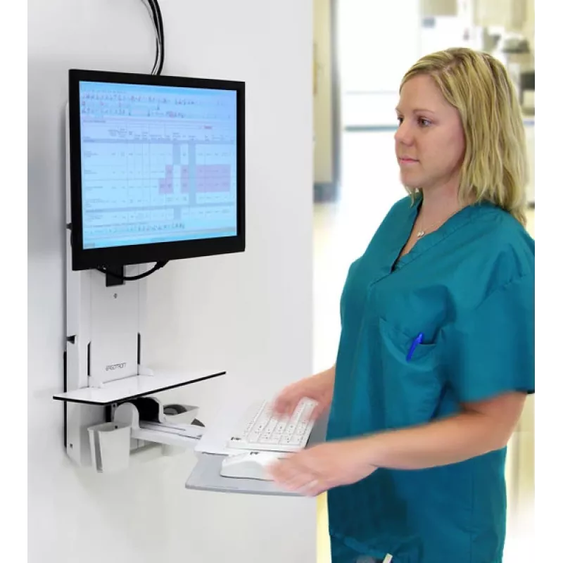 ERGOTRON Styleview Sit-stand Vertical Lift Patient Room (biały)