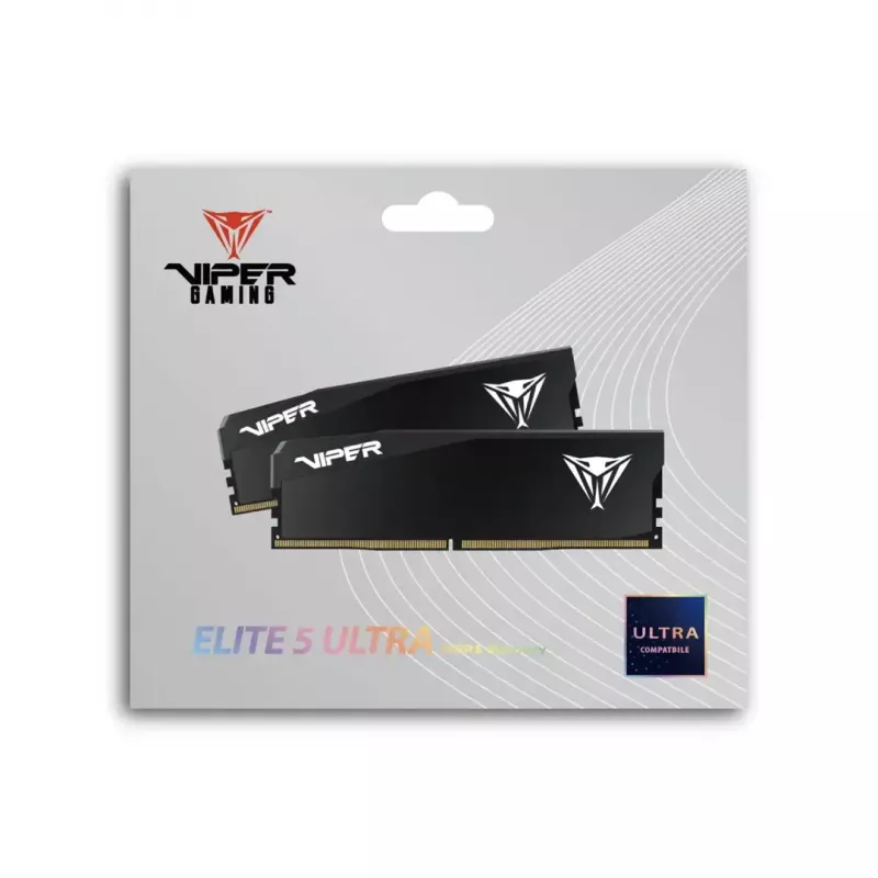 Pamięć RAM DDR5 do komputerów stacjonarnych PATRIOT Viper Elite 5 Ultra 64GB (2x32GB) 6000MHz CL28 1.4V z radiatorem