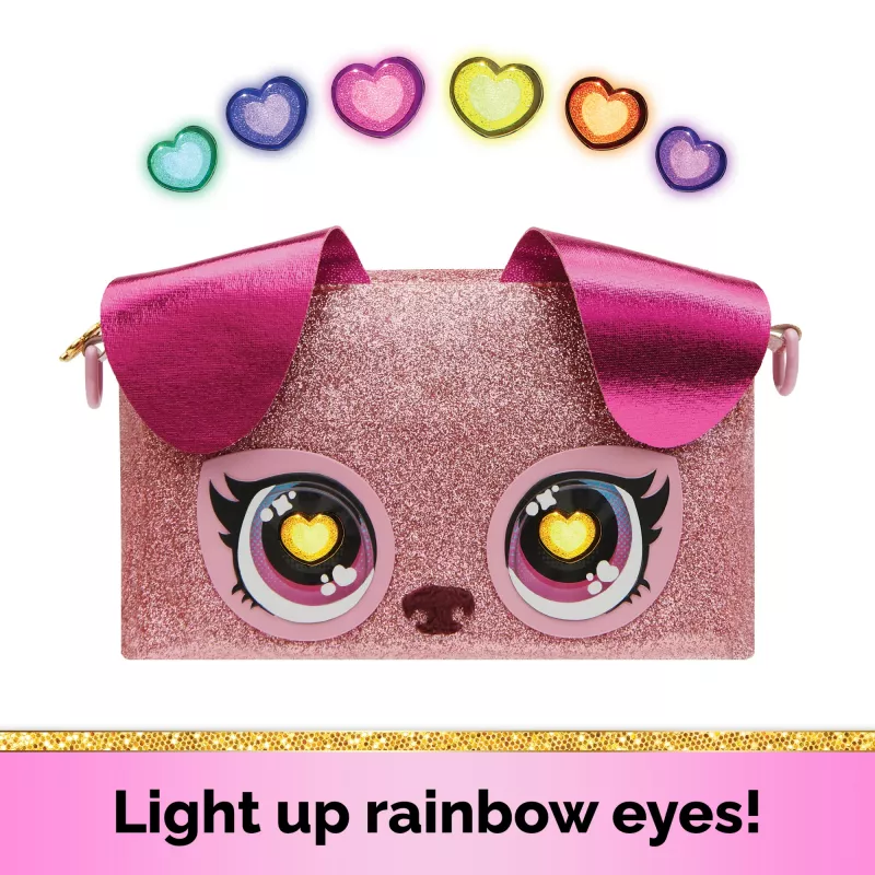 Purse Pets, Keepin’ It Clutch Dazzling Diva Puppy – zabawka i torebka na nadgarstek dla dziewczynek w wieku od 4 lat