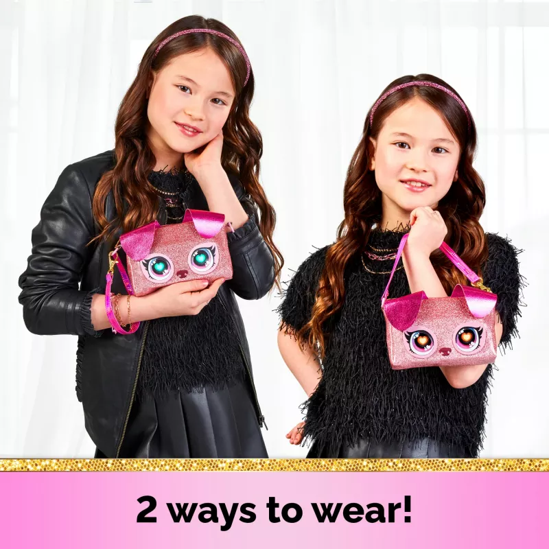 Purse Pets, Keepin’ It Clutch Dazzling Diva Puppy – zabawka i torebka na nadgarstek dla dziewczynek w wieku od 4 lat