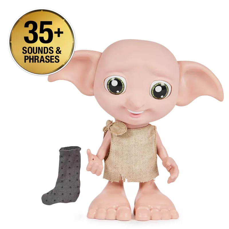 Interactive Toy Wizarding World Harry Potter Dobby Speaking Function AAA Multicolour