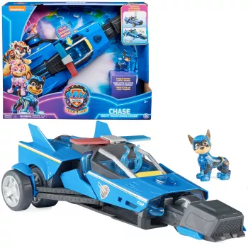 Samochód policyjny PAW Patrol Chase’s Mighty Transforming Cruiser z dźwiękami i światłami