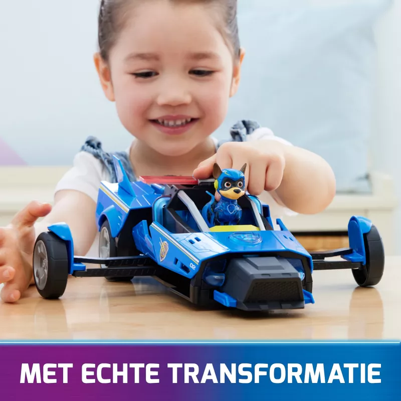 Samochód policyjny PAW Patrol Chase’s Mighty Transforming Cruiser z dźwiękami i światłami
