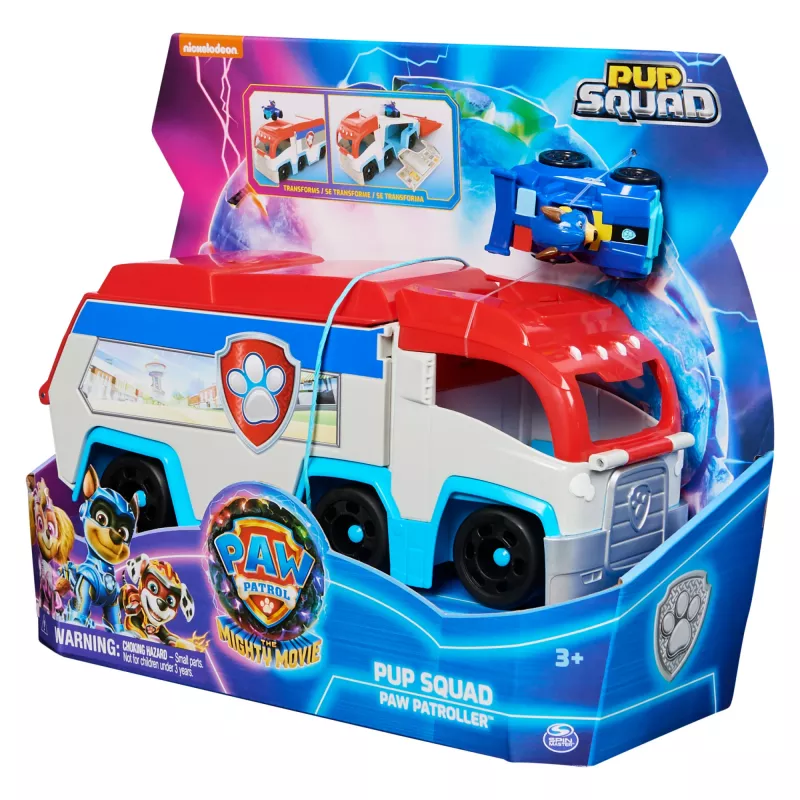 Zestaw pojazdów PAW Patrol The Mighty Movie Pup Squad Patroller Toy Truck