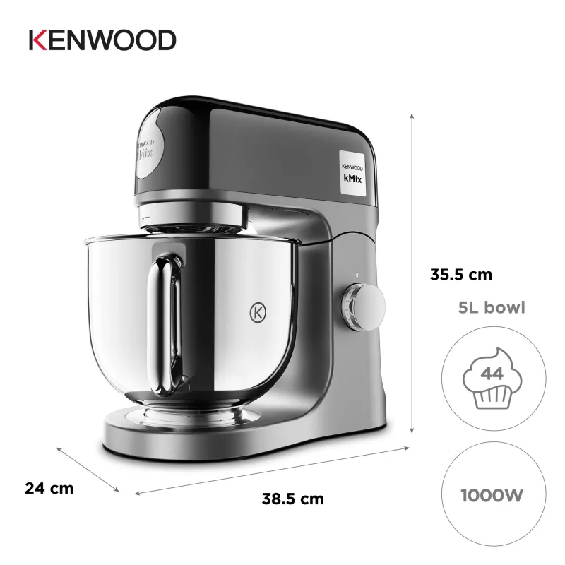 Mikser planetarny Kenwood kMix Special Edition 1000 W 5 L Czarny, Chrom