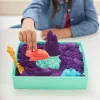 Kinetic Sand, Zestaw piaskownicy, Kreatywne prezenty wielkanocne, Zawiera 1 funt fioletowego formowalnego piasku do zabawy, 4 narzędzia i foremki, Przechowywanie, Zabawki sensoryczne dla dzieci od 3 lat