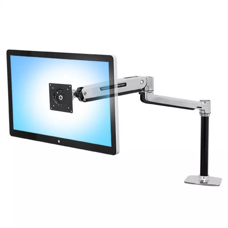 ERGOTRON Lx Sit Stand Desk Mount LCD Arm (polerowane aluminium)