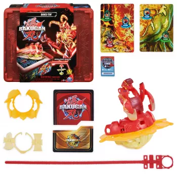 Bakugan Baku-tin z Special Attack Mantid, konfigurowalna, obrotowa figurka akcji i schowek na zabawki, zabawki dla dzieci chłopców i dziewczynek od 6 lat