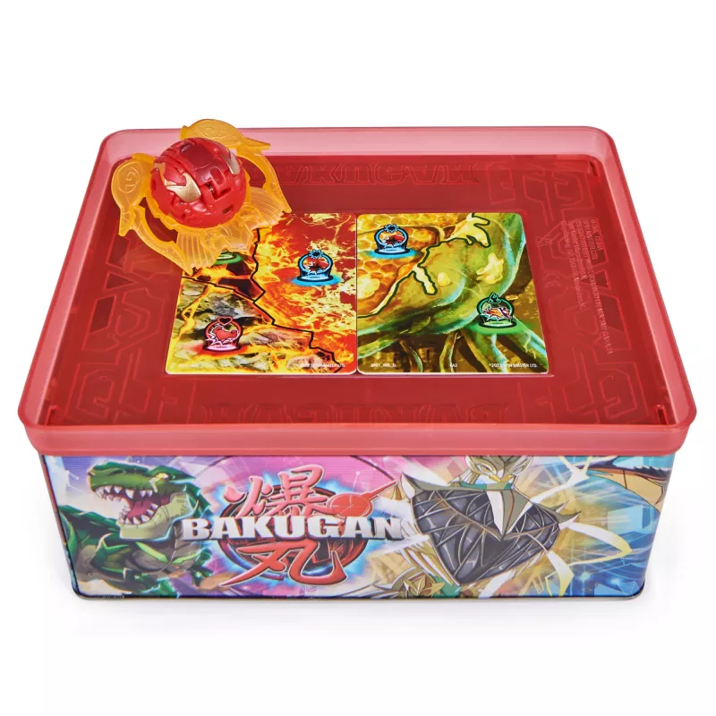 Bakugan Baku-tin z Special Attack Mantid, konfigurowalna, obrotowa figurka akcji i schowek na zabawki, zabawki dla dzieci chłopców i dziewczynek od 6 lat