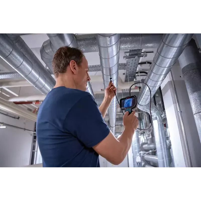Bosch GIC 12V-5-27 C PROFESSIONAL przemysłowa kamera inspekcyjna 8,3 mm elastyczna sonda podatna IP67, IP54