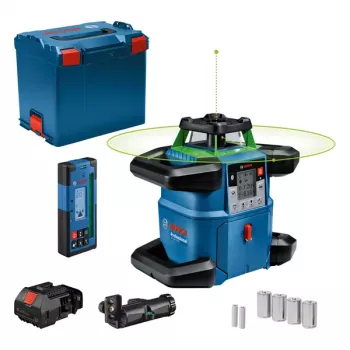 Laser rotacyjny Bosch GRL 650 CVHG Professional 18 V z zieloną linią lasera, L-BOXX