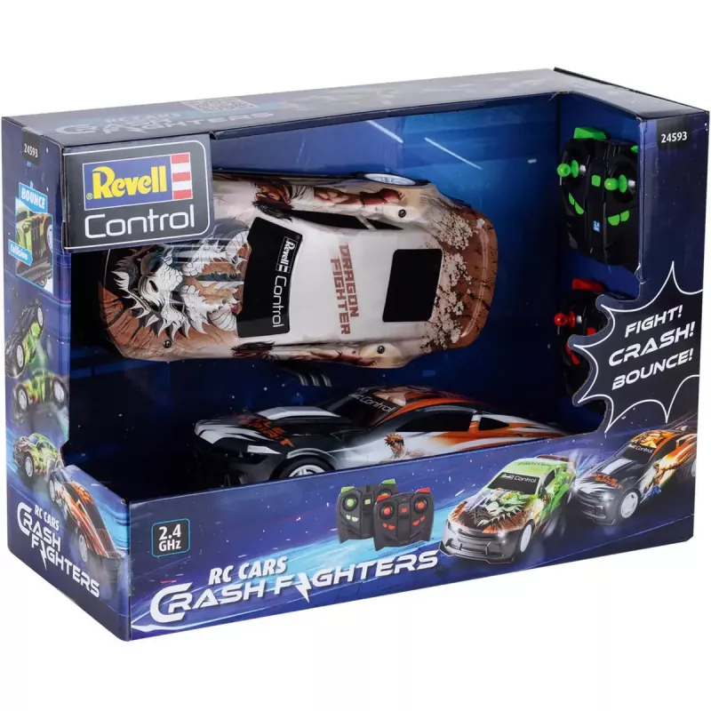 Samochód zdalnie sterowany REVELL Crash Fighter – model RC marki REVELL (MPN 24593)