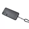 Intenso USB-C Ładująca Smycz Naszyjnik na Telefon Kabel 60W Szybkie Ładowanie Regulowana Długość 1,65m Nylon Czarny