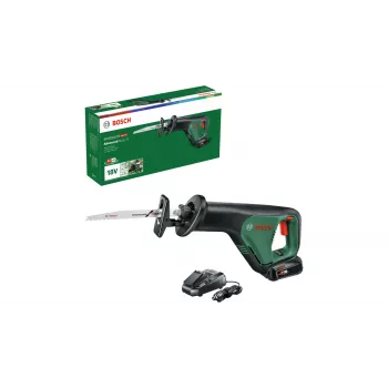 Bosch AdvancedRecip 18 300 spm Czarny, Zielony